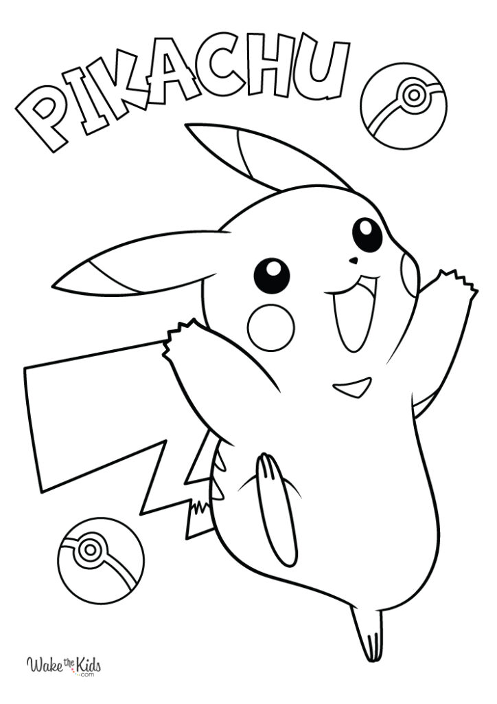 Pikachu Coloring Pages