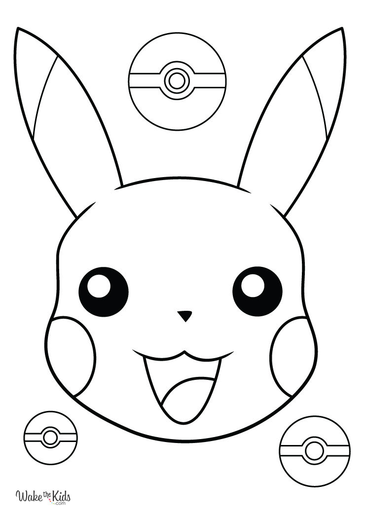 Pikachu Coloring Pages (Free Printable PDFs) | WakeTheKids