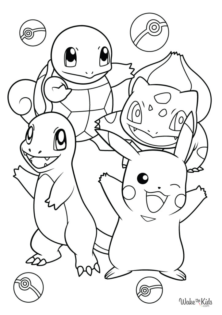 Pikachu Coloring Pages (Free Printable PDFs) | WakeTheKids