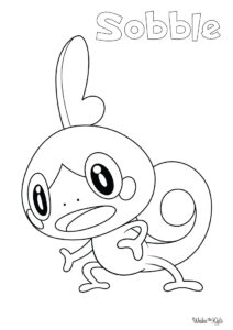 Sobble Coloring Pages