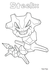 Steelix Coloring Pages