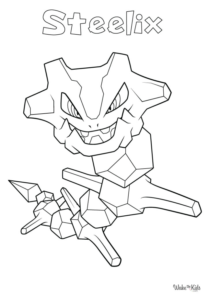 Steelix Coloring Pages