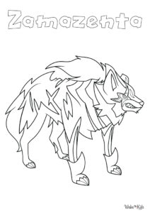 Zamazenta Coloring Pages
