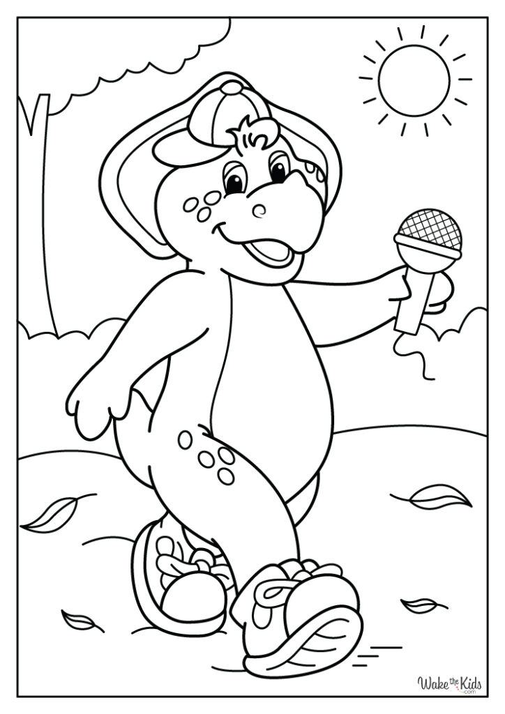 Barney And Friends Coloring Pages (free Printable Pdfs) 