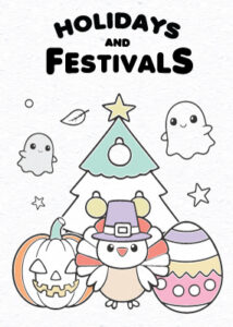 Holidays and Festivals Coloring Pages