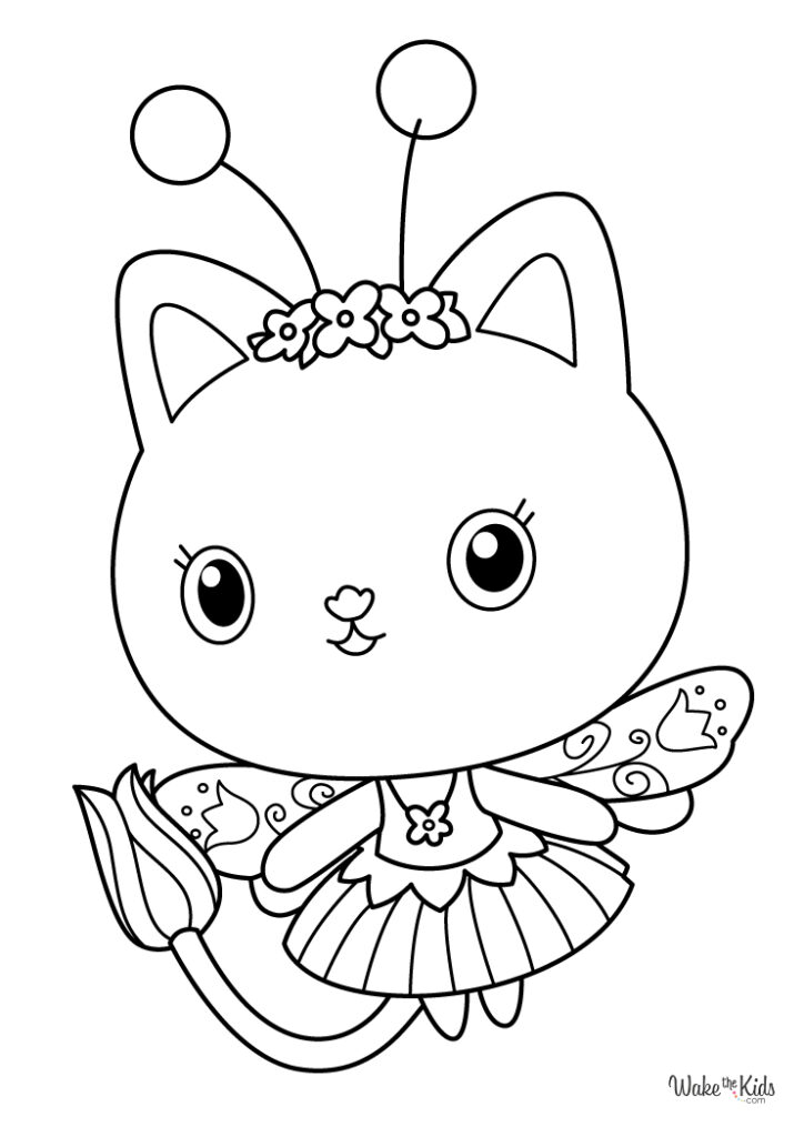 Gabby's Dollhouse Coloring Pages (Free Printable PDFs) | WakeTheKids