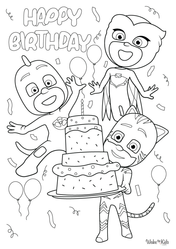 PJ Masks Coloring Pages (Free Printable PDFs) WakeTheKids