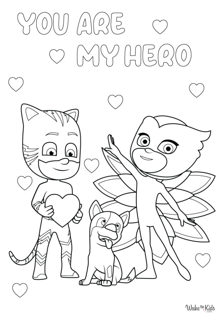 PJ Masks Coloring Pages (Free Printable PDFs) | WakeTheKids