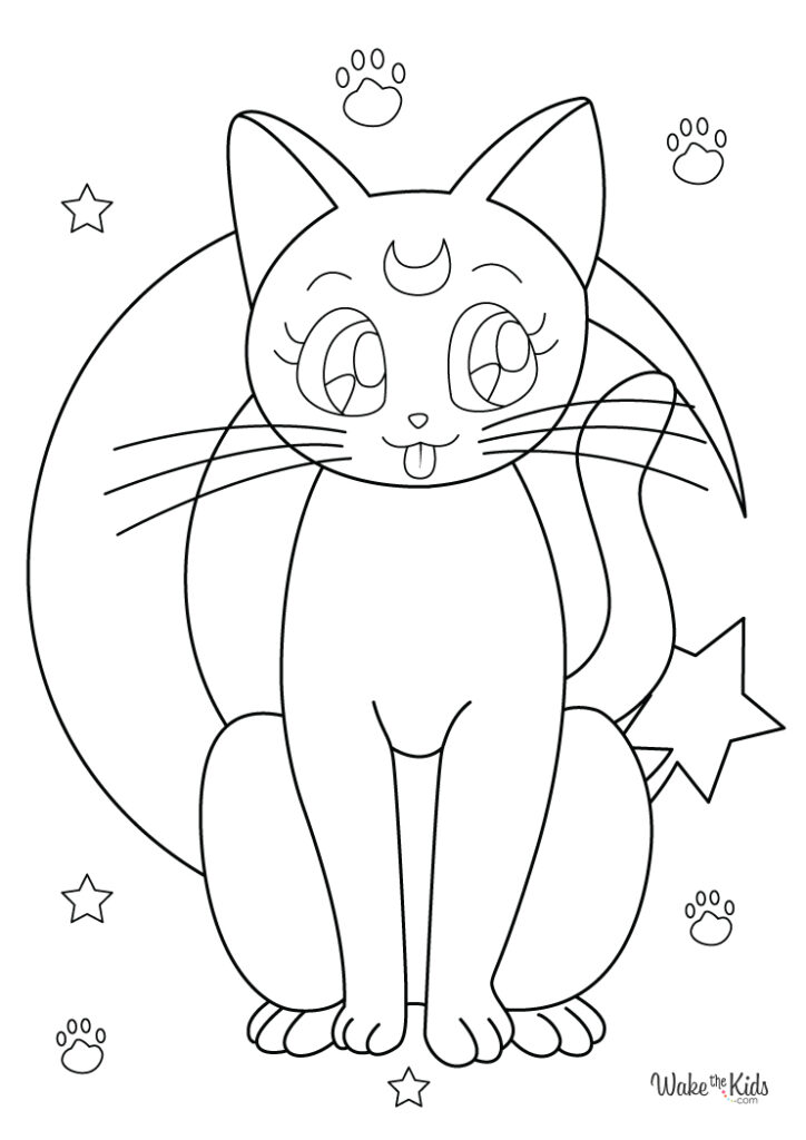 Sailor Moon Coloring Pages (Free Printable PDFs) | WakeTheKids