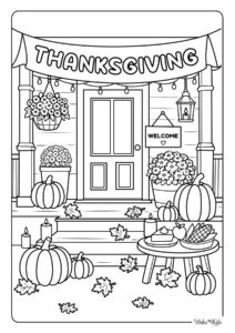 Thanksgiving Coloring Pages