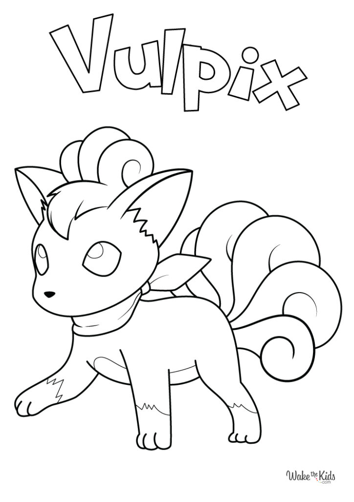 Vulpix Coloring Pages (Free Printable PDFs) | WakeTheKids