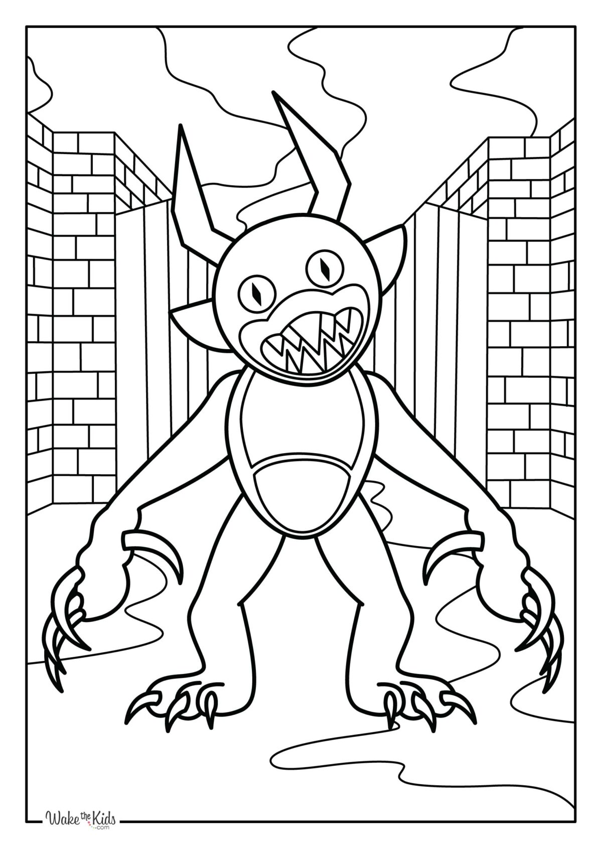 Rainbow Friends Coloring Pages (Free Printable PDFs) | WakeTheKids