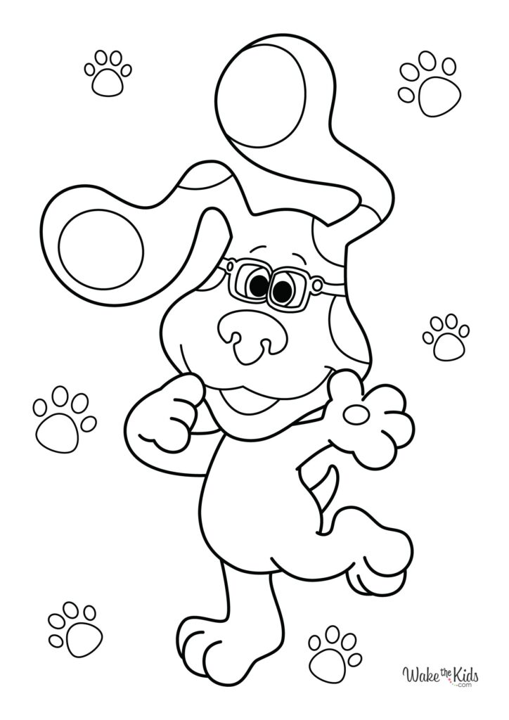 Blue's Clues Coloring Pages (free Printable Pdfs) 