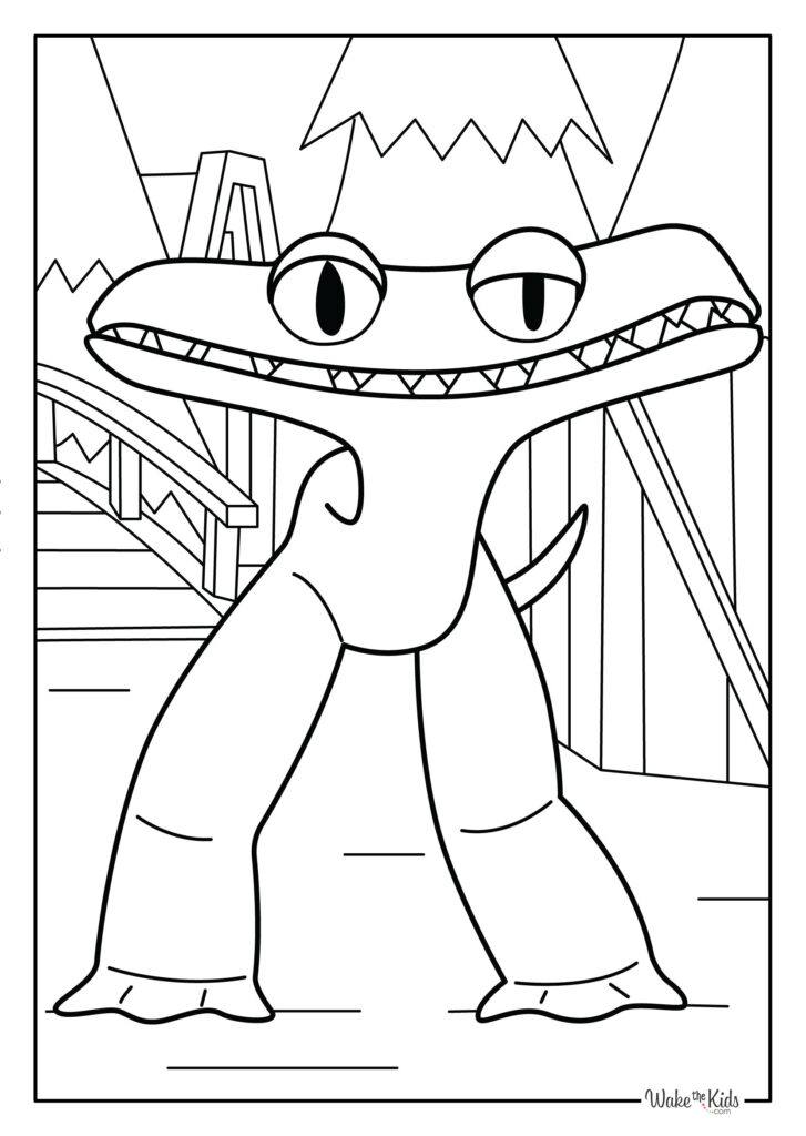 Rainbow Friends Coloring Pages (Free Printable PDFs) | WakeTheKids