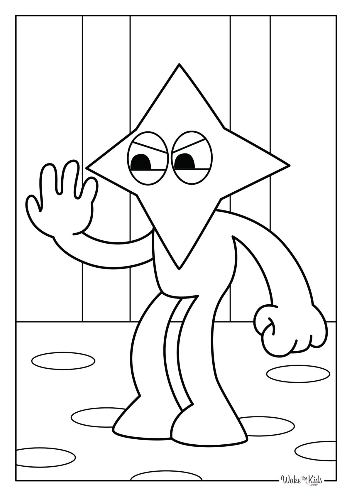 Rainbow Friends Coloring Pages (Free Printable PDFs) | WakeTheKids