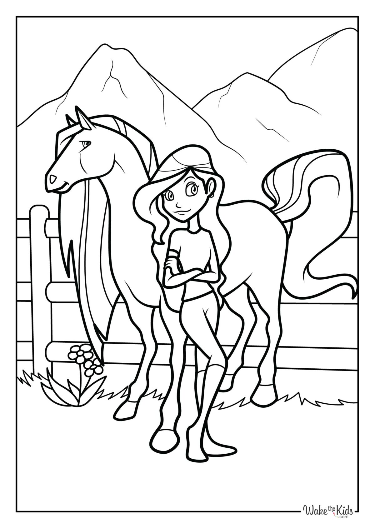 Horseland Coloring Pages (Free Printable PDFs) | WakeTheKids