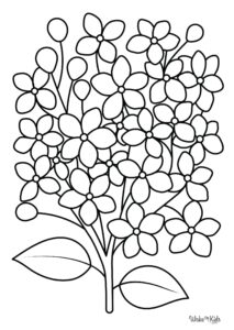 Lilac Coloring Pages