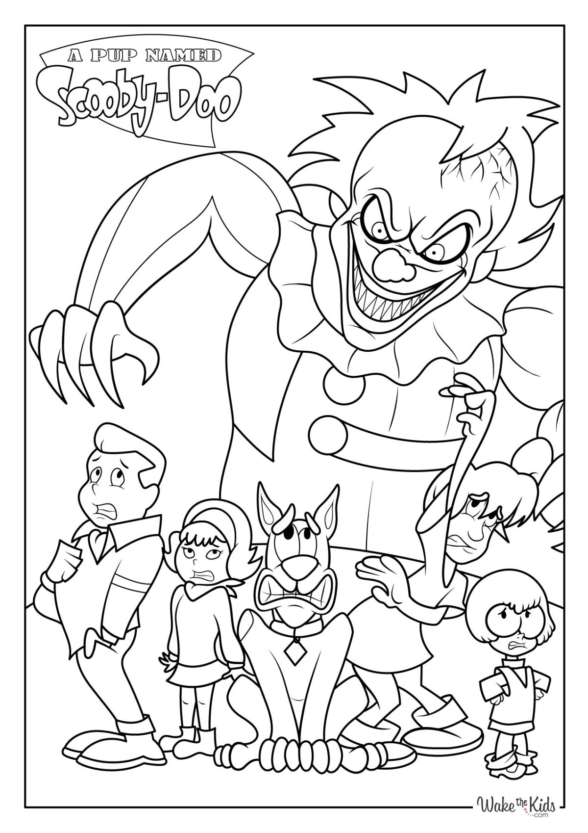Scooby-Doo Coloring Pages (Free Printable PDFs) | WakeTheKids