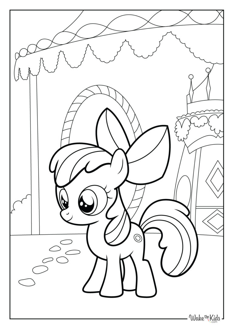 My Little Pony Coloring Pages (Free Printable PDFs) | WakeTheKids