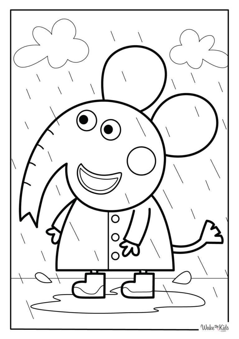 Peppa Pig Coloring Pages (Free Printable PDFs) | WakeTheKids