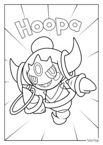 Hoopa Coloring Pages