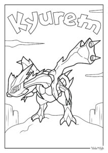 Kyurem Coloring Pages