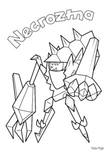 Necrozma Coloring Page