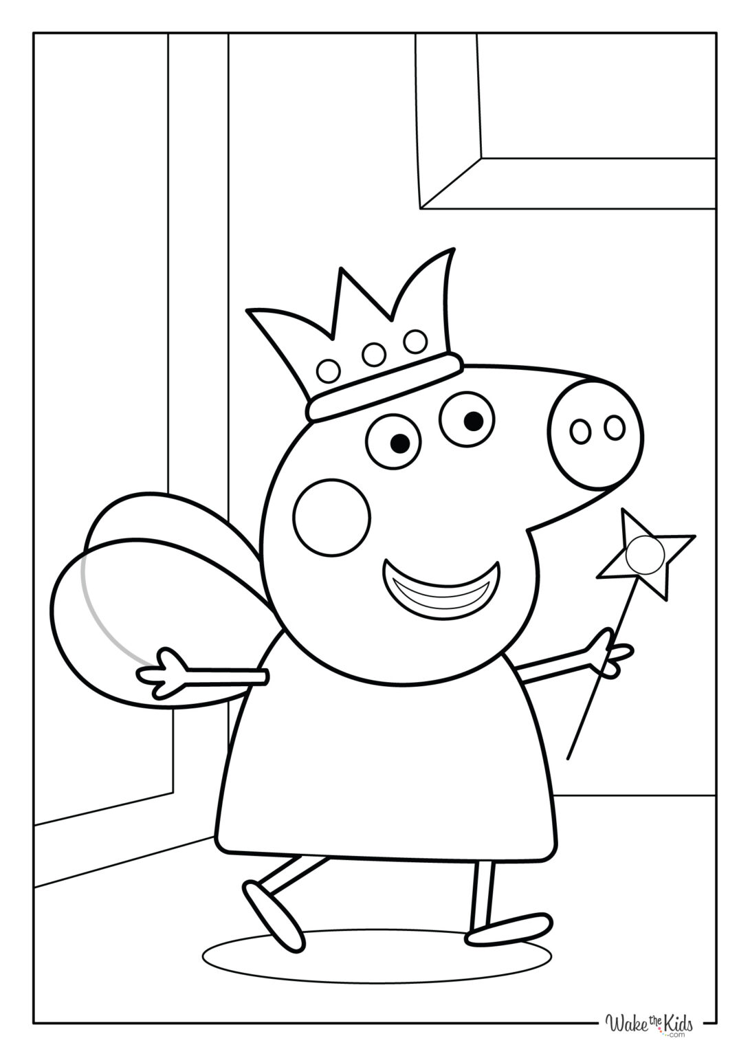 Peppa Pig Coloring Pages (Free Printable PDFs) | WakeTheKids