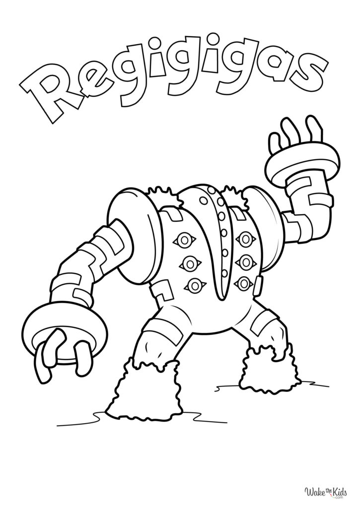 Regigigas Coloring Pages