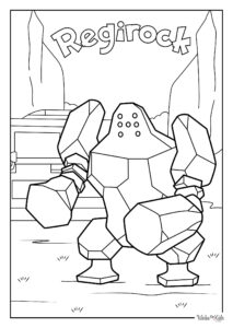 Regirock Coloring Pages