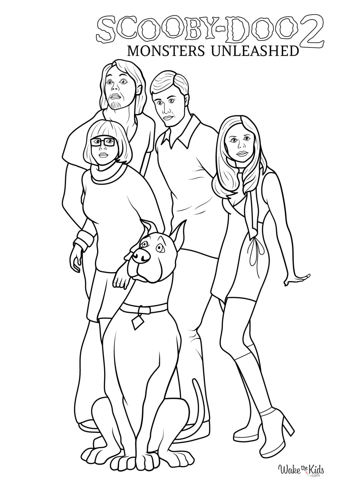 Scooby-Doo Coloring Pages (Free Printable PDFs) | WakeTheKids