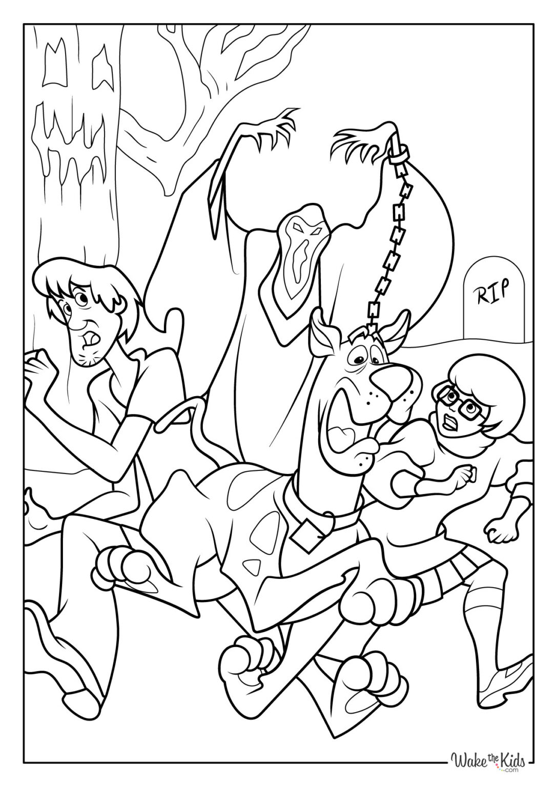 Scooby-Doo Coloring Pages (Free Printable PDFs) | WakeTheKids