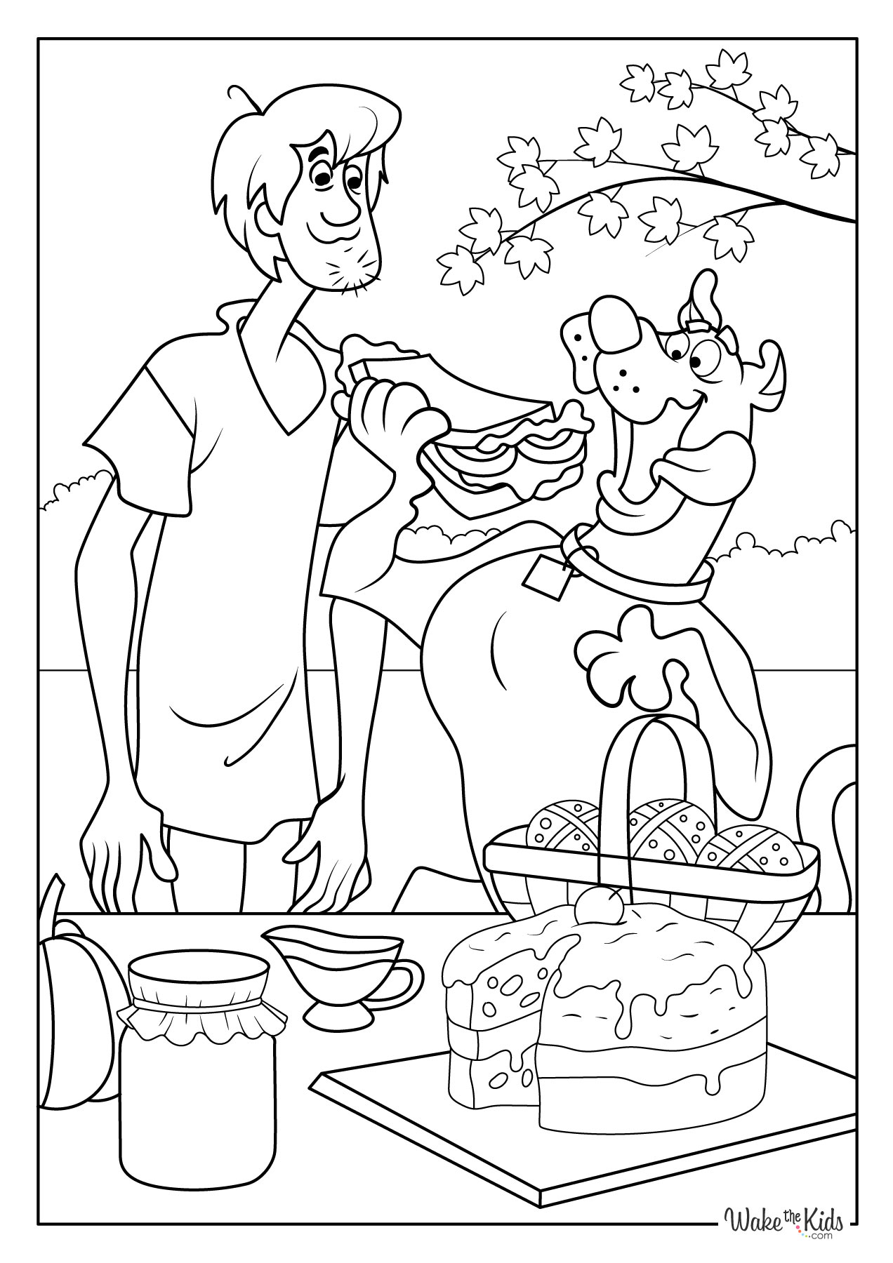 Scooby-Doo Coloring Pages (Free Printable PDFs) | WakeTheKids 