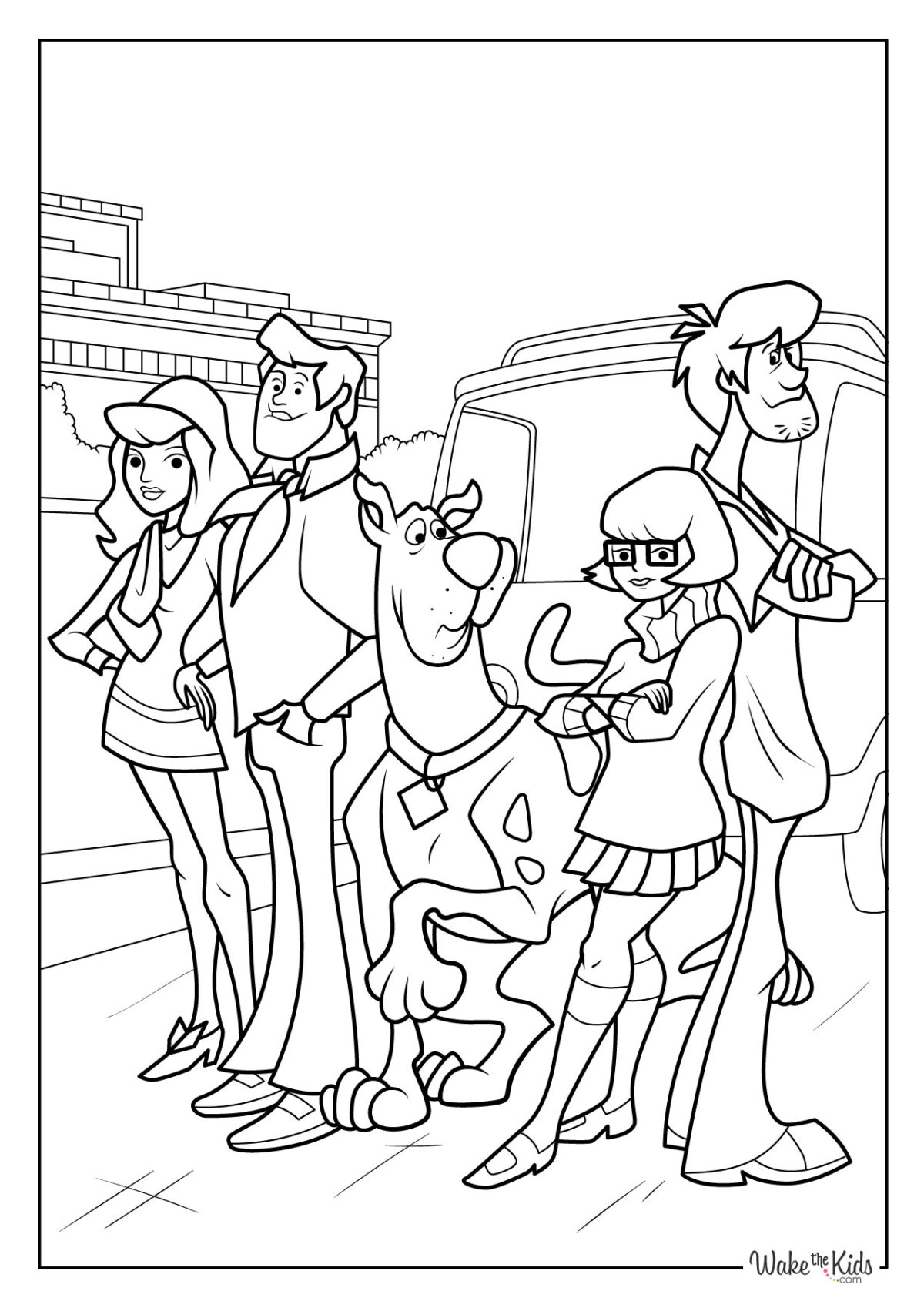 Scooby-Doo Coloring Pages (Free Printable PDFs) | WakeTheKids