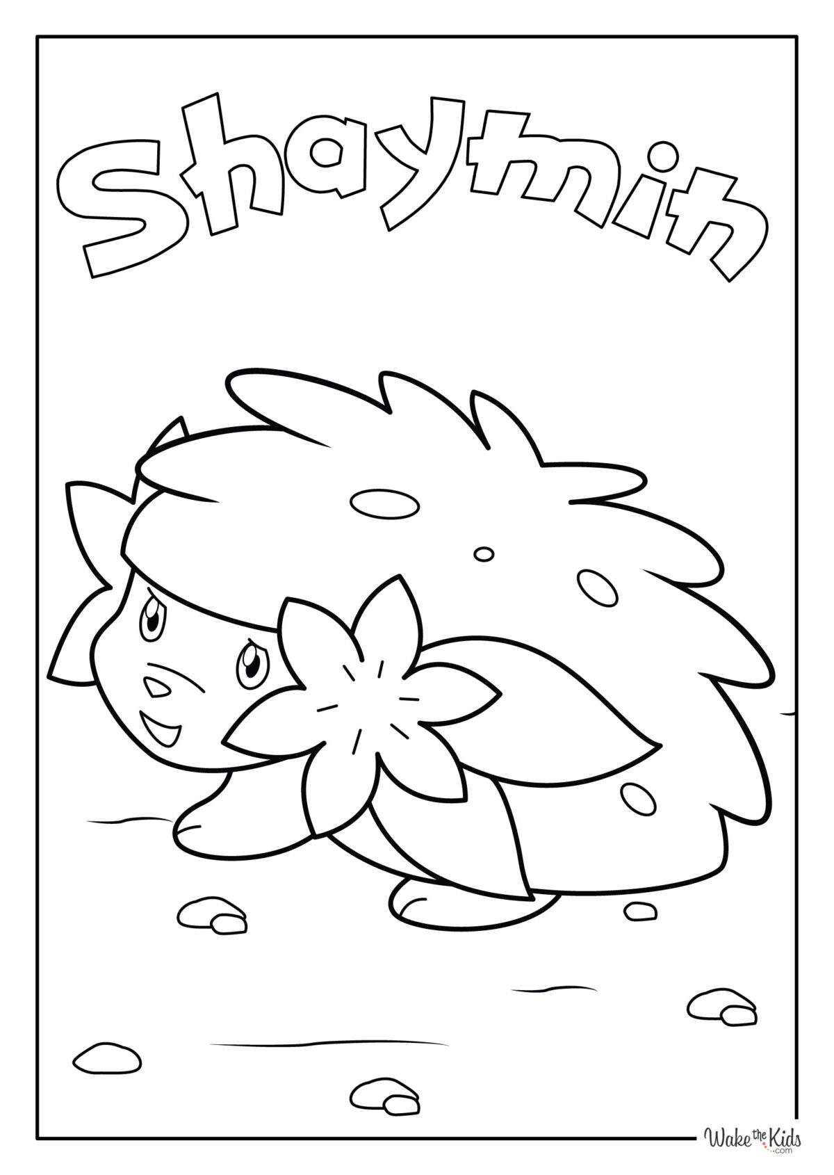 Shaymin Coloring Pages (Free Printable PDFs) | WakeTheKids