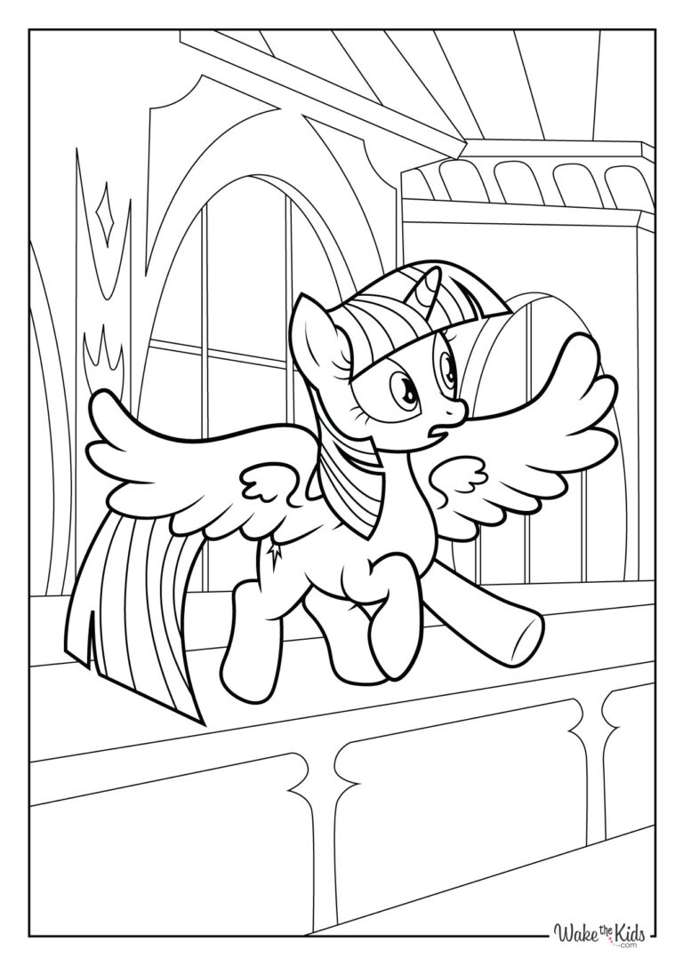 My Little Pony Coloring Pages (Free Printable PDFs) | WakeTheKids