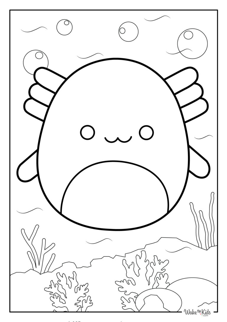 Squishmallow Coloring Pages Free - Axolotl Squishmallow Coloring Page 768x1087 