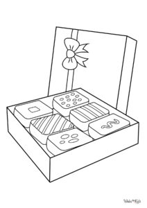 Chocolate Coloring Pages