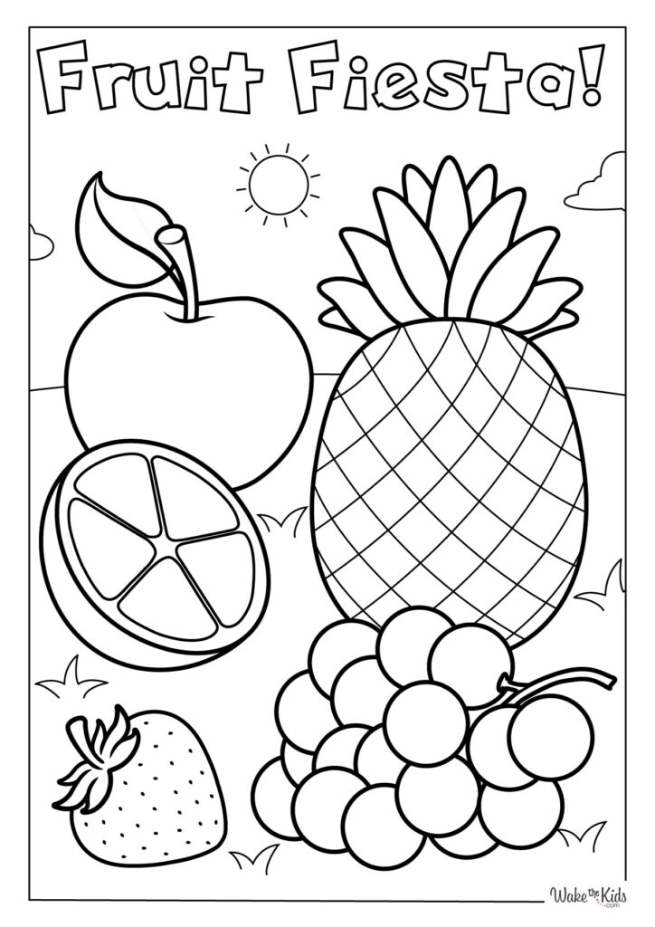 Fruit Coloring Pages