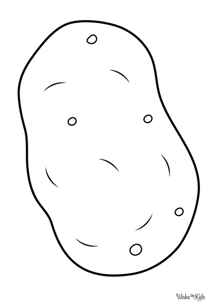 Potato Coloring Pages (Free Printable PDFs) WakeTheKids