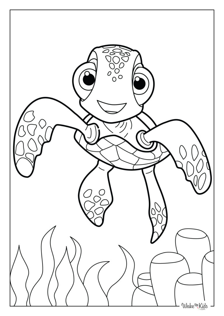 Finding Nemo Coloring Pages (Free Printable PDFs) | WakeTheKids