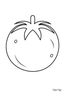 Tomato Coloring Pages