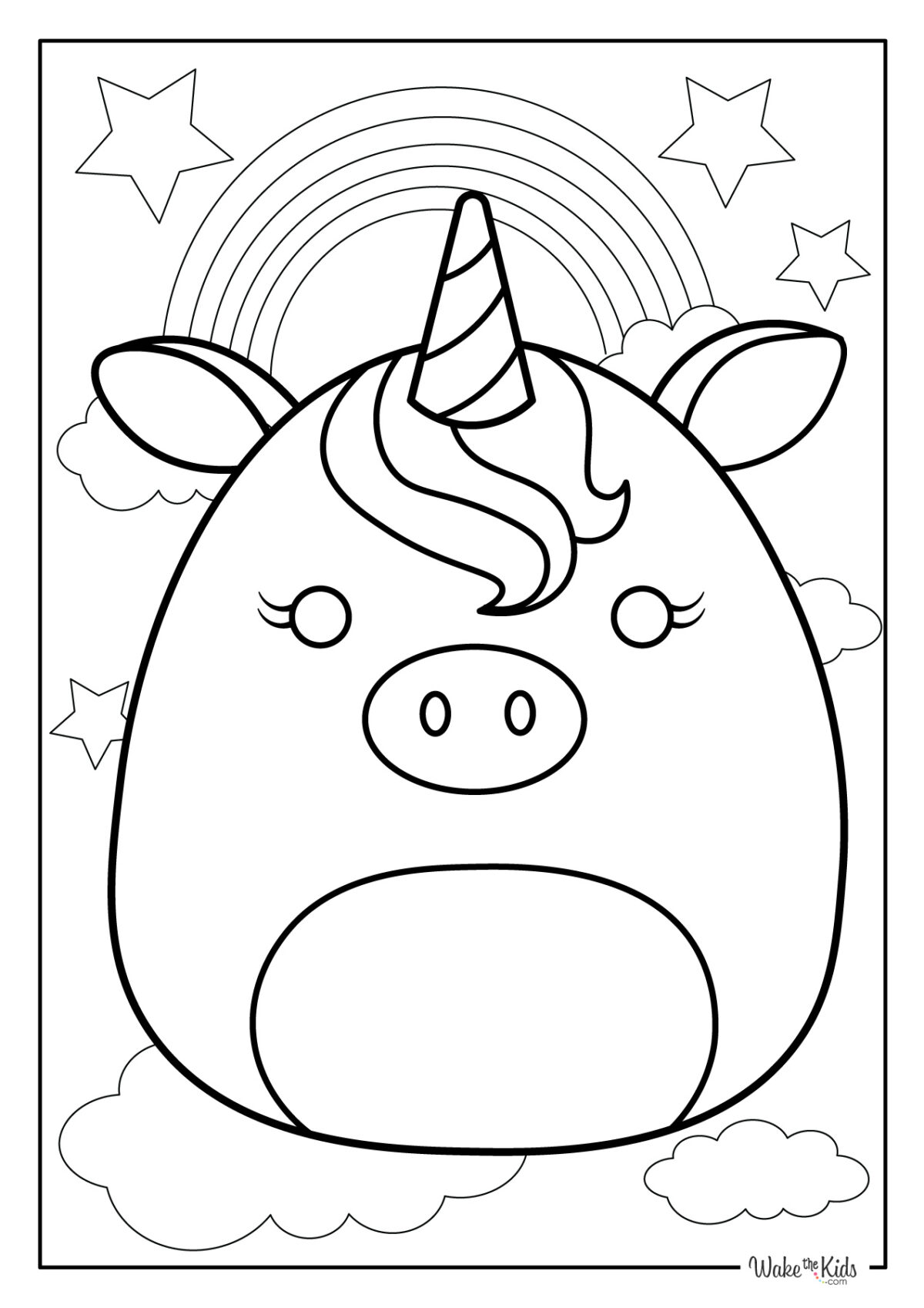 Squishmallow Coloring Pages (Free Printable PDFs) | WakeTheKids