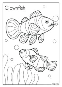 Clownfish Coloring Pages