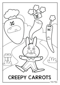 Creepy Carrots Coloring Pages