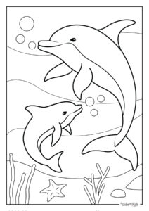 Dolphin Coloring Pages