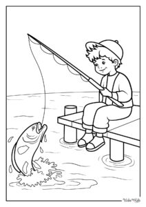 Fishing Coloring Pages