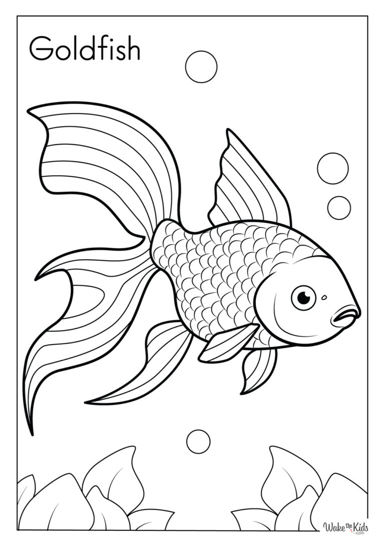 Goldfish Coloring Pages