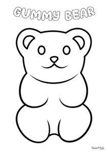 Gummy Bear Coloring Pages