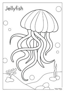 Jellyfish Coloring Pages